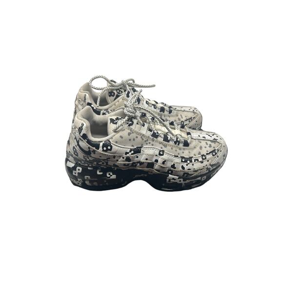Size 4.5- Nike Cav Empt x Air Max 95 Digi Camo White , Worn trainerblueketchum - Picture 2 of 6